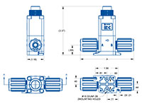 Furon Pressure Relief Valve Drawing HPVM-RV