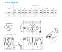 Furon A2 Dampener A2MS1 + A2MC1 Drawing